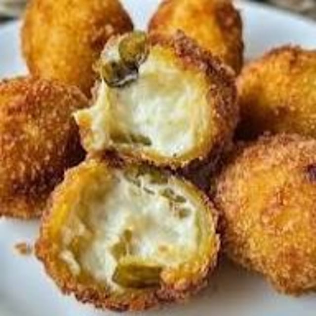 Cream Cheese Pickle Bombs.