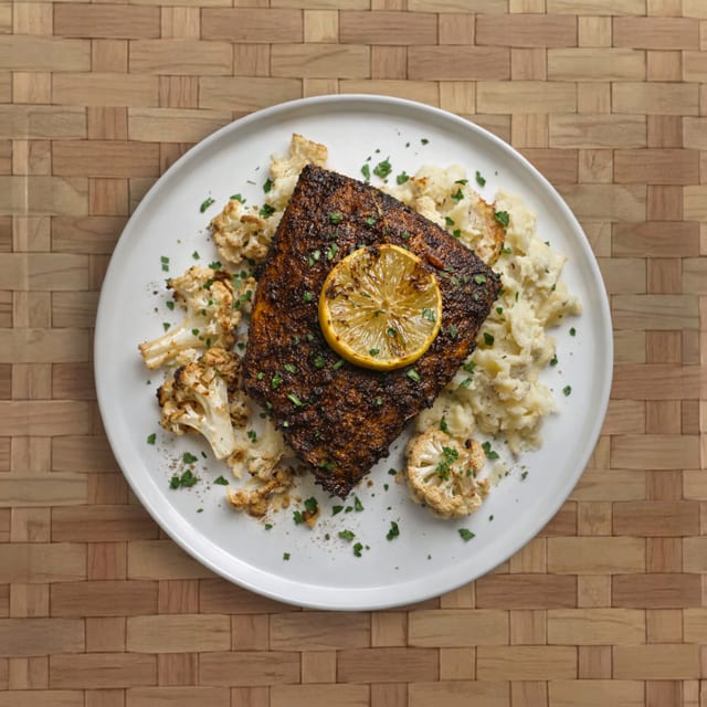 Blackened Salmon (GF).