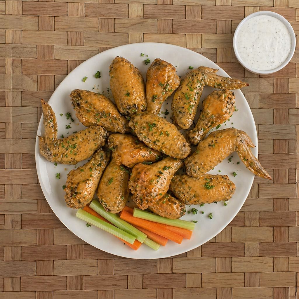 Italian Herb Style Wings (GF).