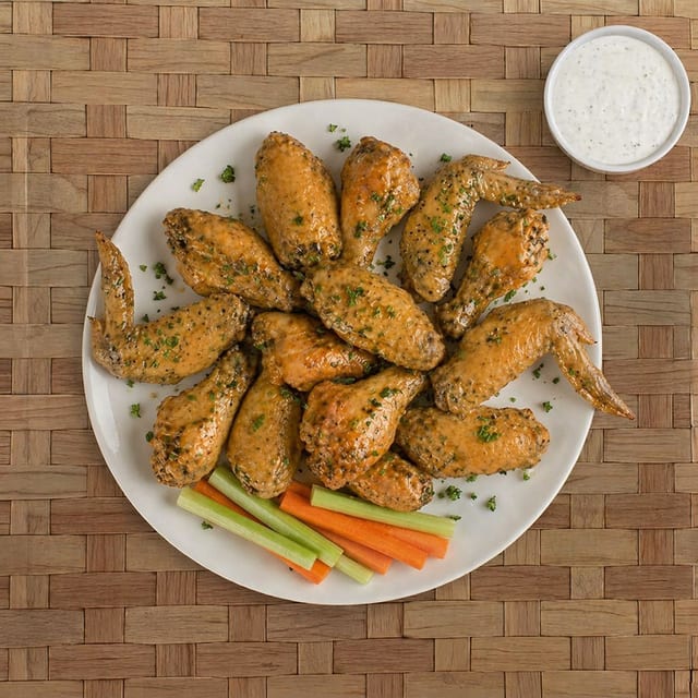 Italian Herb Style Wings (GF).