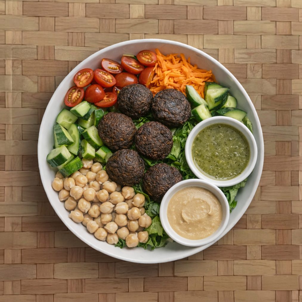 Falafel Salad (GF).