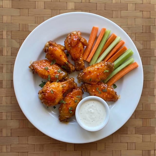Red Thai Chile Wings (GF).