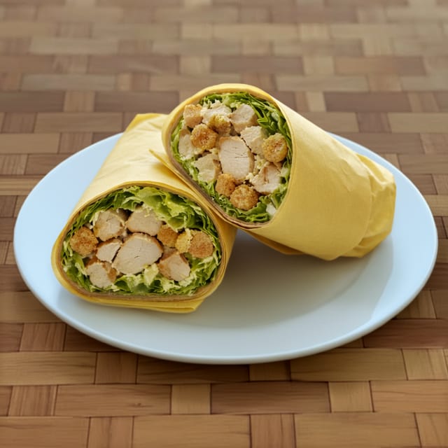 Grilled Chicken Caesar Wrap.