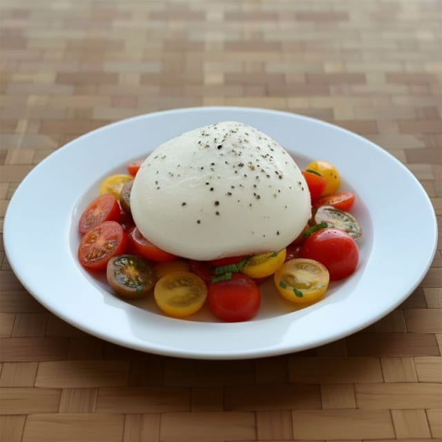 Burrata & Tomato Salad.