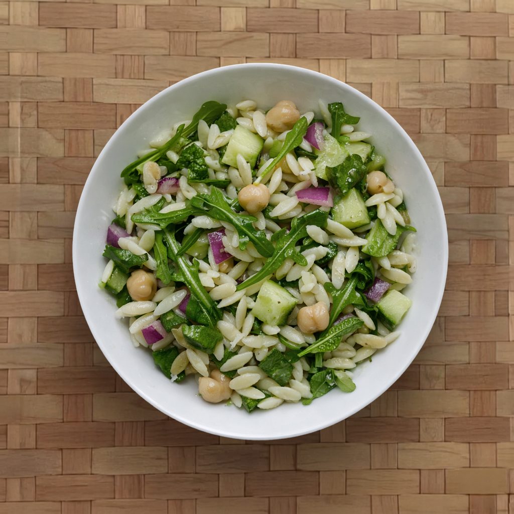 Lemon Orzo Side Salad.