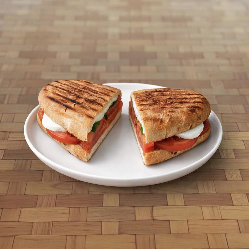 Mozzarella Caprese Panini.