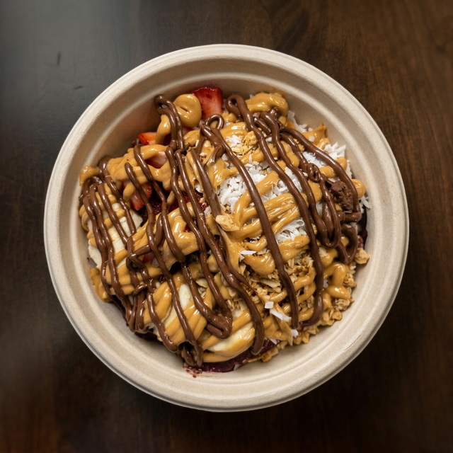 ACAI BOWL WITH PEANUT BUTTER (GF).