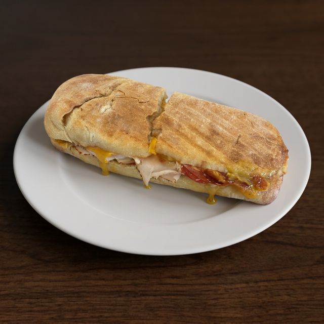 Turkey Cheddar Panini.