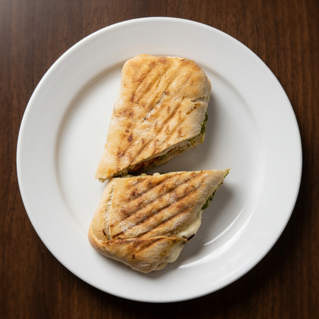 Grilled Chicken Pesto Panini.