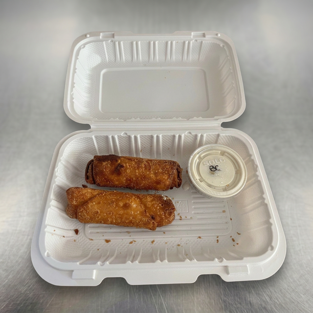 BUFFALO CHICKEN EGGROLLS.