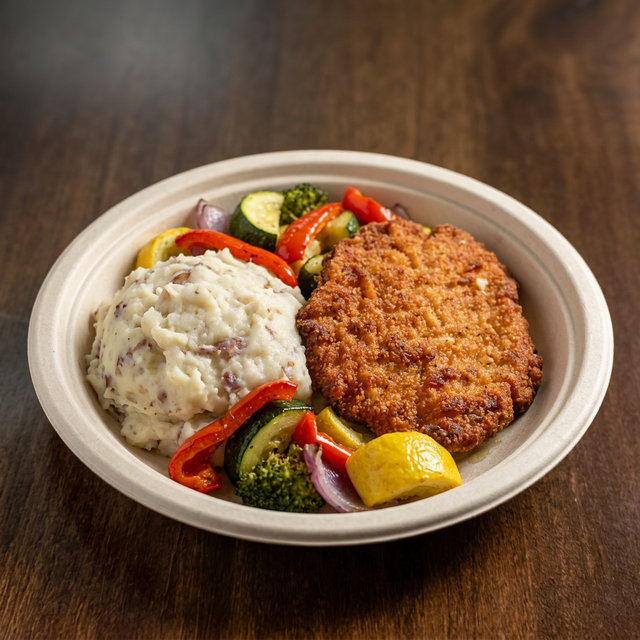 Breaded Chicken Cutlet.