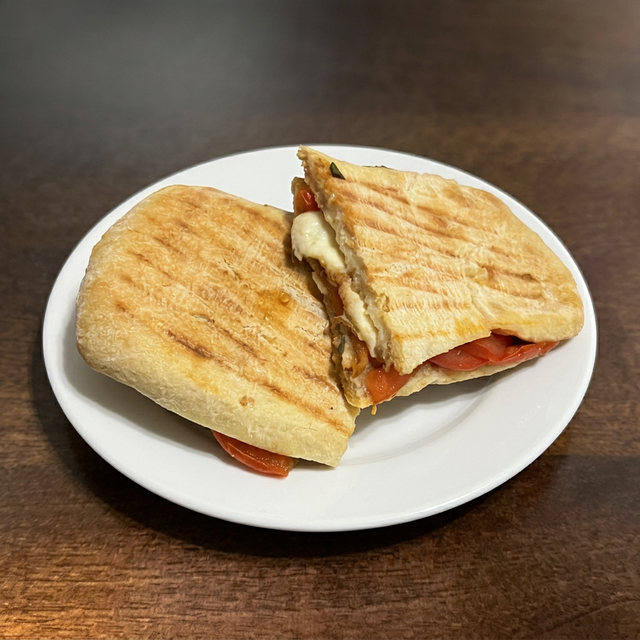 Mozzarella Caprese Panini.