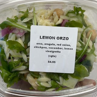 Lemon Orzo Salad