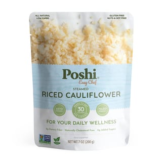 Poshi - Steamed Riced Cauliflower 7oz